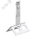 Держатель проводника круглого 6-10мм винтовой для конька широкого h=100мм нержавеющая сталь IEK