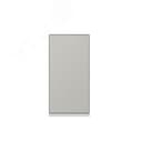 Кнопочный выключатель Mosaic 1 модуль - 6 A - алюминий