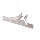 Отвод боковой перфорированный ОБЛ 250х65 У3, окрашенный, S1,5