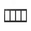 Connect Рамка для настенных блоков Сима Классик на 4 S-модуля, графит Simon