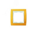 Рамка на 3 поста, S82, желтый - белый Simon