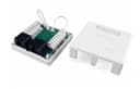 Розетка компьютерная RJ-45 (8P8C) Hyperline SB1-2-8P8C-C5e-WH