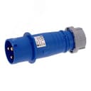 Вилка кабельная 32A/230V/1P+N+E/IP44