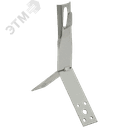 Держатель проводника круглого 6-8мм для конька h=80мм нержавеющая сталь IEK