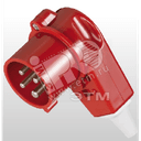 Вилка кабельная угловая 16А 3Р+E IP44