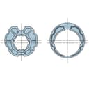 NICE 515.16300 Адаптер для круглого вала 63мм с наклонным пазом