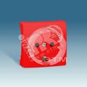 Накладка со шторками на 73432-39, S73L, красный Simon