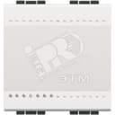 LivingLight Выключатель с автоматическими клеммами 2 модуля белый