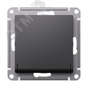 ATLASDESIGN РОЗЕТКА с заземл. со шторками с крышкой, 16А, IP20, механизм, БАЗАЛЬТ