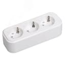 Розетка переносная разборная К03 3 места CLASSIC