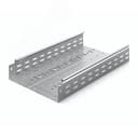 Металлический лоток перфорированный 300х80х3000, толщина 0,8 мм, Сендзимир цинк