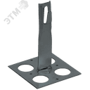 Держатель проводника круглого 6-8мм для плоской кровли h=150мм оцинкованная сталь TD IEK