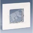 Рамка на 4 поста с вырезами под вставки 2700670-..., 2700679-..., S27Pl, белый Simon