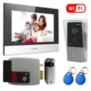Комплект видеодомофона Hikvision Wi-Fi для частного дома с замком Cisa