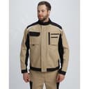 Куртка Милан CH (тк.Смесовая,260), бежевый/черный, р. 52-54/182-188