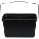 Ведро для краски, металлическая ручка 12 л черное