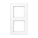 Рамка 2-я для горизонтальной/вертикальной установки Серия- AFlow Материал- термопласт. Цвет- белый JUNG