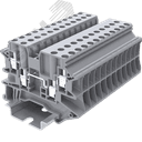 Клемма TU 2-2 винтовая, сечение 4 мм. кв., серая SUPU