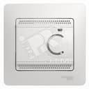 GLOSSA Термостат электронный теплого пола с датчиком в сборе 10A белый