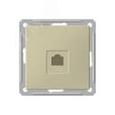 W59 Розетка компьютерная скрытая в рамку шампань RSI-152K5E-4-86 Systeme Electric