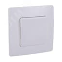 Переключатель перекрёстный одноклавишный Etika 10АХ 250В винтовые зажимы - белый