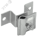 Держатель-зажим соединительный проводника круглого 6-10мм опорный L=30-40мм оцинкованная сталь IEK