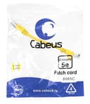 Патч-корд Cabeus PC-UTP-RJ45-CAT.5E-0.15M-YL (U/UTP, CAT.5E, PVC, 0.15 м, желтый) (8985c)