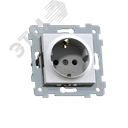 Аксиома Механизм розетки одноместной с заземлением скрытой установки РС16-453