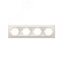 Рамка на 4 прибора, цвет бежевый (серия Florence) 2172808 ССТ