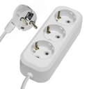 Удлинитель трехместный с/з 3x0,75, 7м, Home, белый,