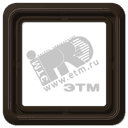 Рамка 1 пост универсальная коричневая