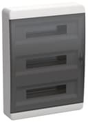 Корпус ЩРН-П-54 TEKFOR IP41 черн. прозр. дверь пластик. IEK TF5-KP12-N-54-41-K01-K03