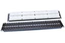 Патч-панель 19", 2U, 48 портов RJ-45, категория 5e, Dual IDC, ROHS, цвет черный Hyperline PP3-19-48-8P8C-C5E-110D