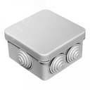 Коробка распределительная для открытой проводки безгалогенная (HF) атмосферостойкая 70х70х40 (132шт/кор) Промрукав