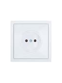 Розетка 1 мест. б/з СП ZIMA IP20 16А ПБТ безвинт. зажим бел. LEZARD 704-0288-121BQC