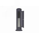 Пост питания антивандальный Alpenbox, оцинкованный, порошковая окраска, RAL7016, 1420x325 мм