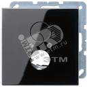 Крышка для 2-х гнезд (разъемов для громкоговорителей)  черная