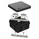 Коробка огнестойкая для о/п двухкомпонентная 60-0210-FR10.0-4 Е15-Е120 RAL9005 80х80х40 (44 шт/кор)