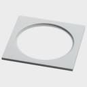 Рамка на 1 светильник Italline IT02QRS1 IT02QRS1 white