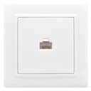 Розетка компьютерная 1-м СП Минск RJ45 бел. Basic EKF ERK01-035-10