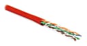 Кабель витая пара Hyperline UUTP4-C5E-P24-IN-LSZH-RD-100 (100 м)