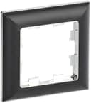 Рамка 1-м BRITE РУ-1-Бр хром/черн. IEK BR-M12-12-2-K23