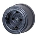 Розетка Лизетта с заземлением, пластик, цвет Серебряный Век