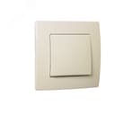 Lillium Natural Kare Выключатель с/у 1-кл. кремовый. 250В 10А 32010001 Makel