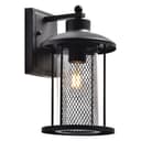 Светильник садовопарковый Feron PL721 на стену вниз 60W E27 230V черный 48388