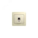 GLOSSA Розетка компьютерная RJ45 категория 5е в рамку бежевая