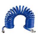 Шланг пневматический спиральный высокого давления 8х12 мм, 15 м, резьба 1/4"