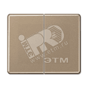 Клавиша двойная золотая бронза SL595GB JUNG