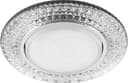 Светильник встраиваемый с белой LED подсветкой Feron CD4020 потолочный GX53 без лампы прозрачный 41293