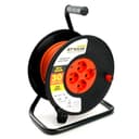 Удлинитель на катушке Stekker STD032030 Standart 4местный сз ПВС 315 оранжевый 16А IP2030м 29405 50184